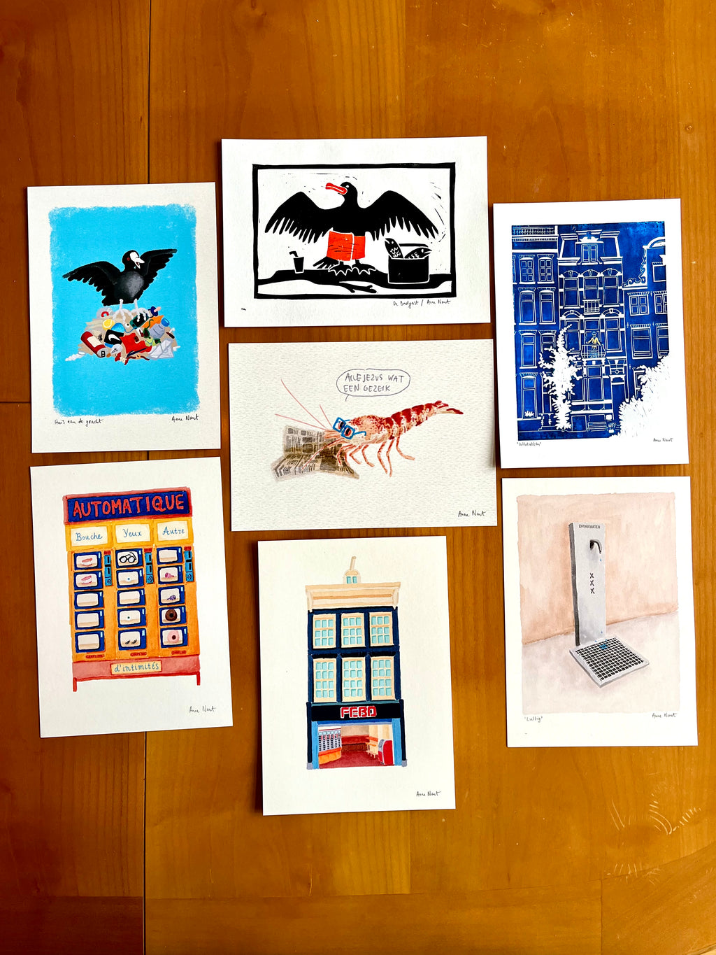 Fine art prints door Anne Neuteboom cabaretier Anne Neut Boetiek