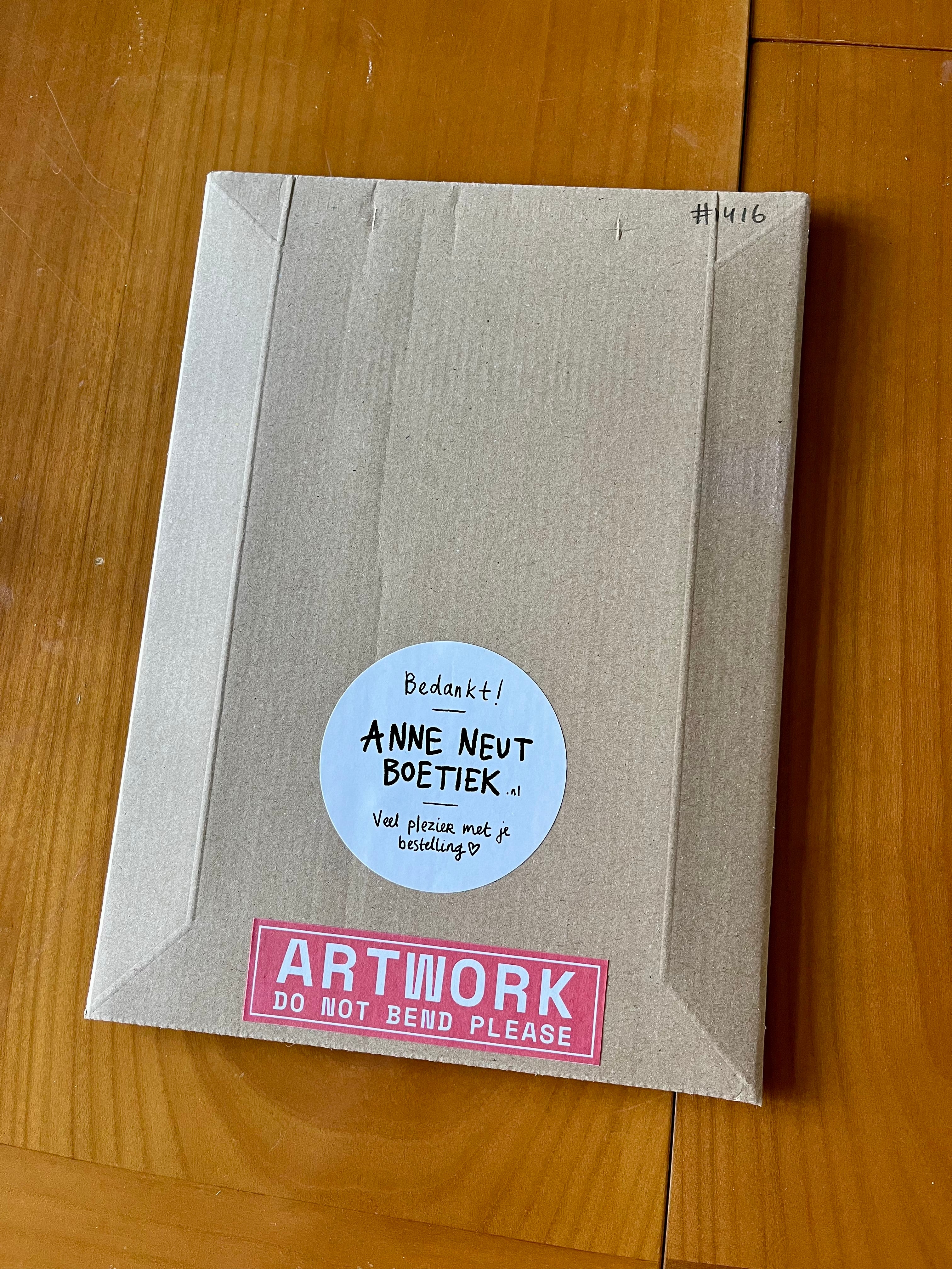 voorbeeld verpakking golfkartonnen envelop