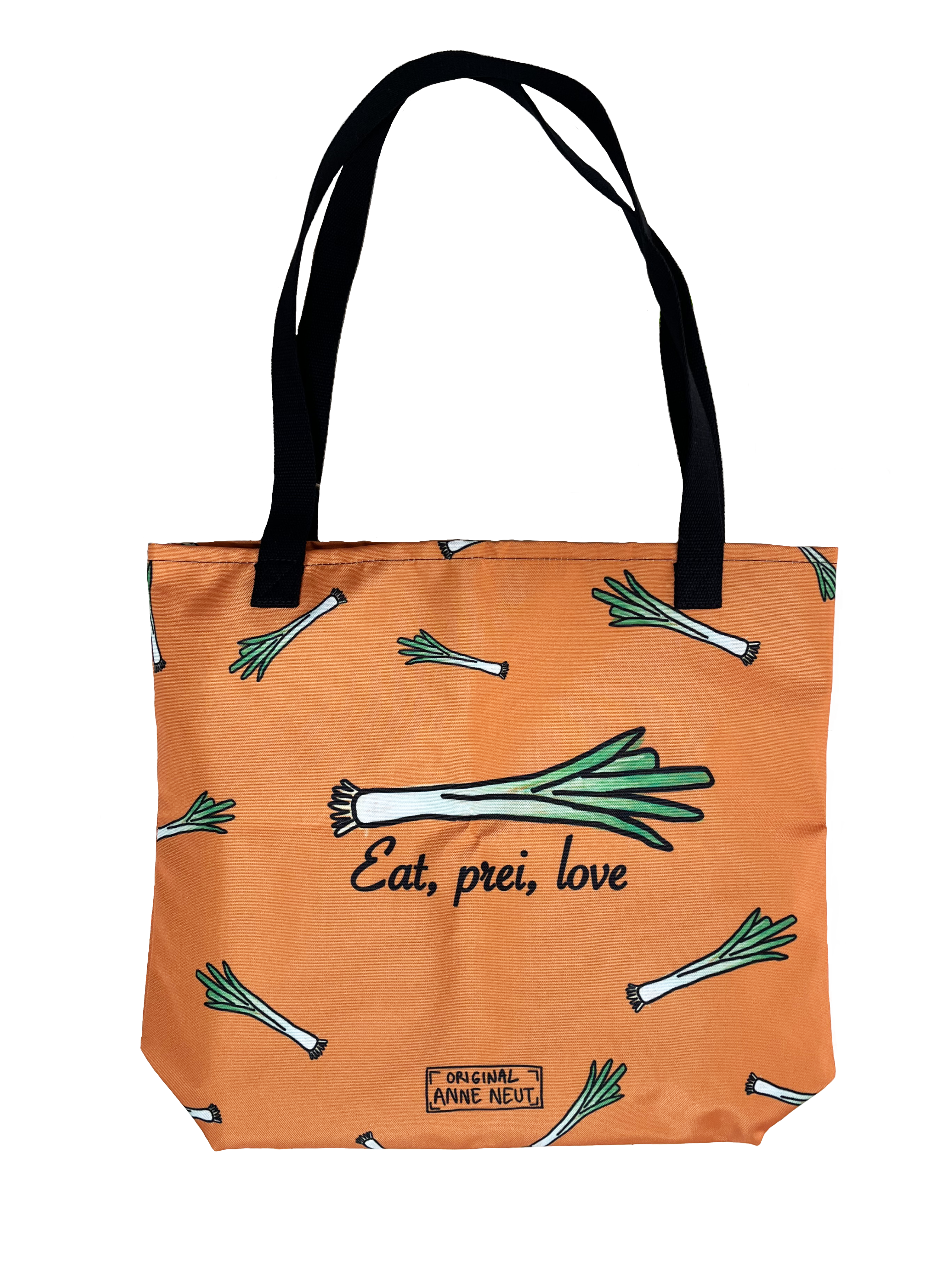 Tas met artwork door Anne Neuteboom cabaretier Anne Neut Boetiek