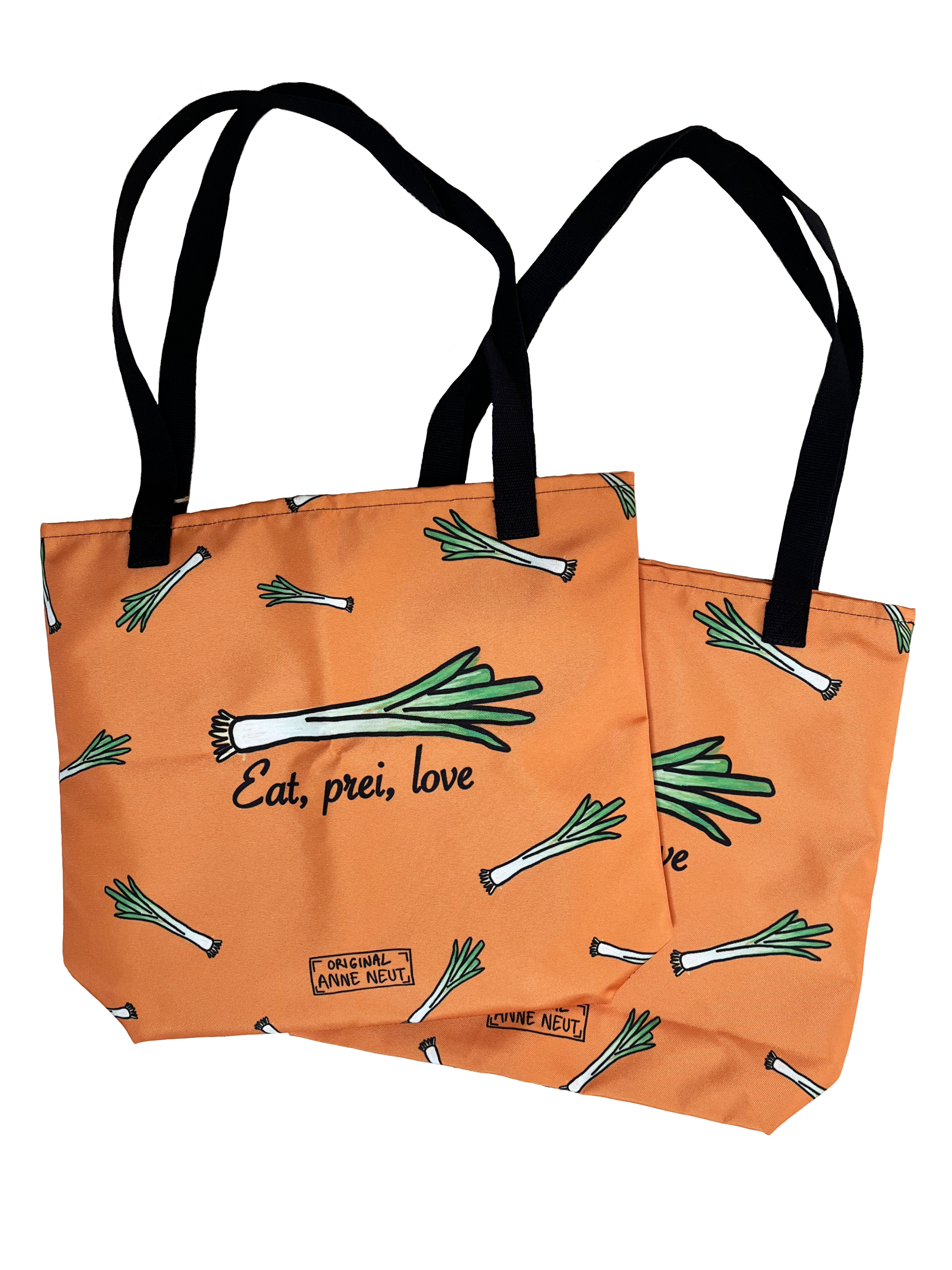 Tas met artwork door Anne Neuteboom cabaretier Anne Neut Boetiek