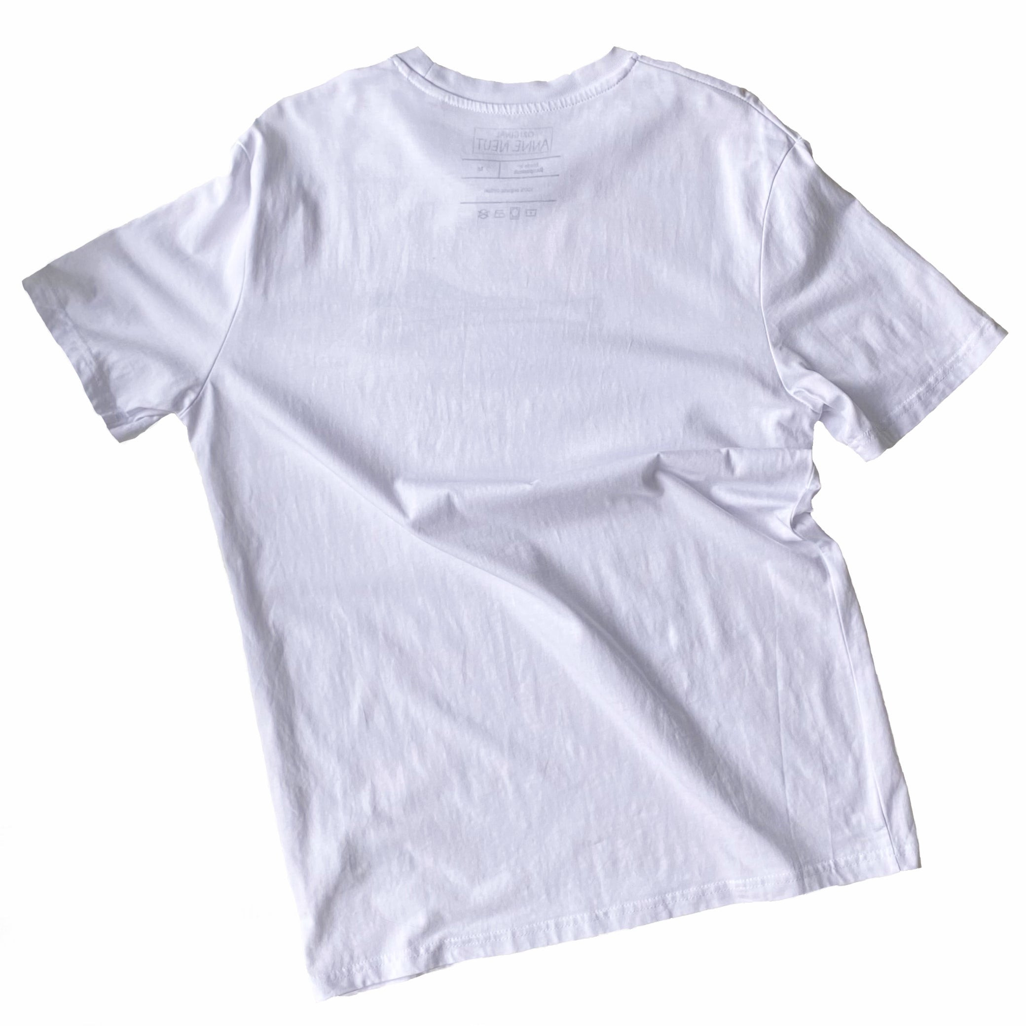 Shirt met tekening van prei door Anne Neuteboom cabaretier in Anne Neut Boetiek