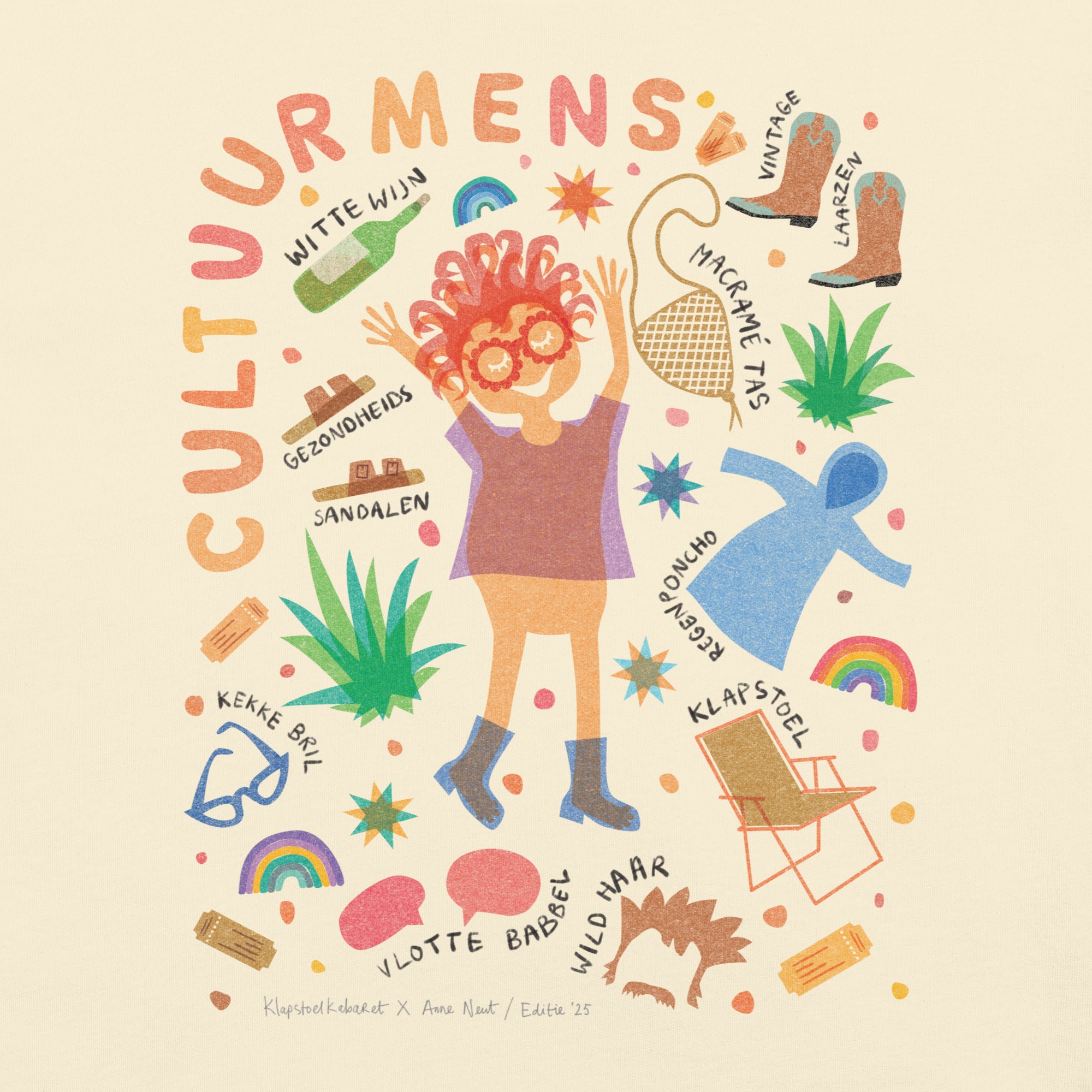 Special Edition collab Klapstoelkabaret x Anne Neuteboom cabaretier Anne Neut Boetiek